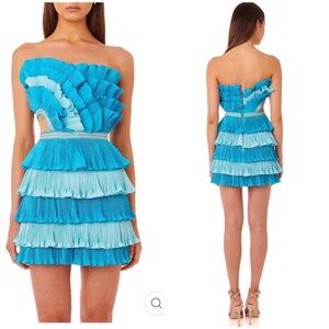 ELIYA THE LABEL Josephine Mini Strapless Dress Size Small NEW NWT